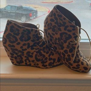 Leopard Booties
